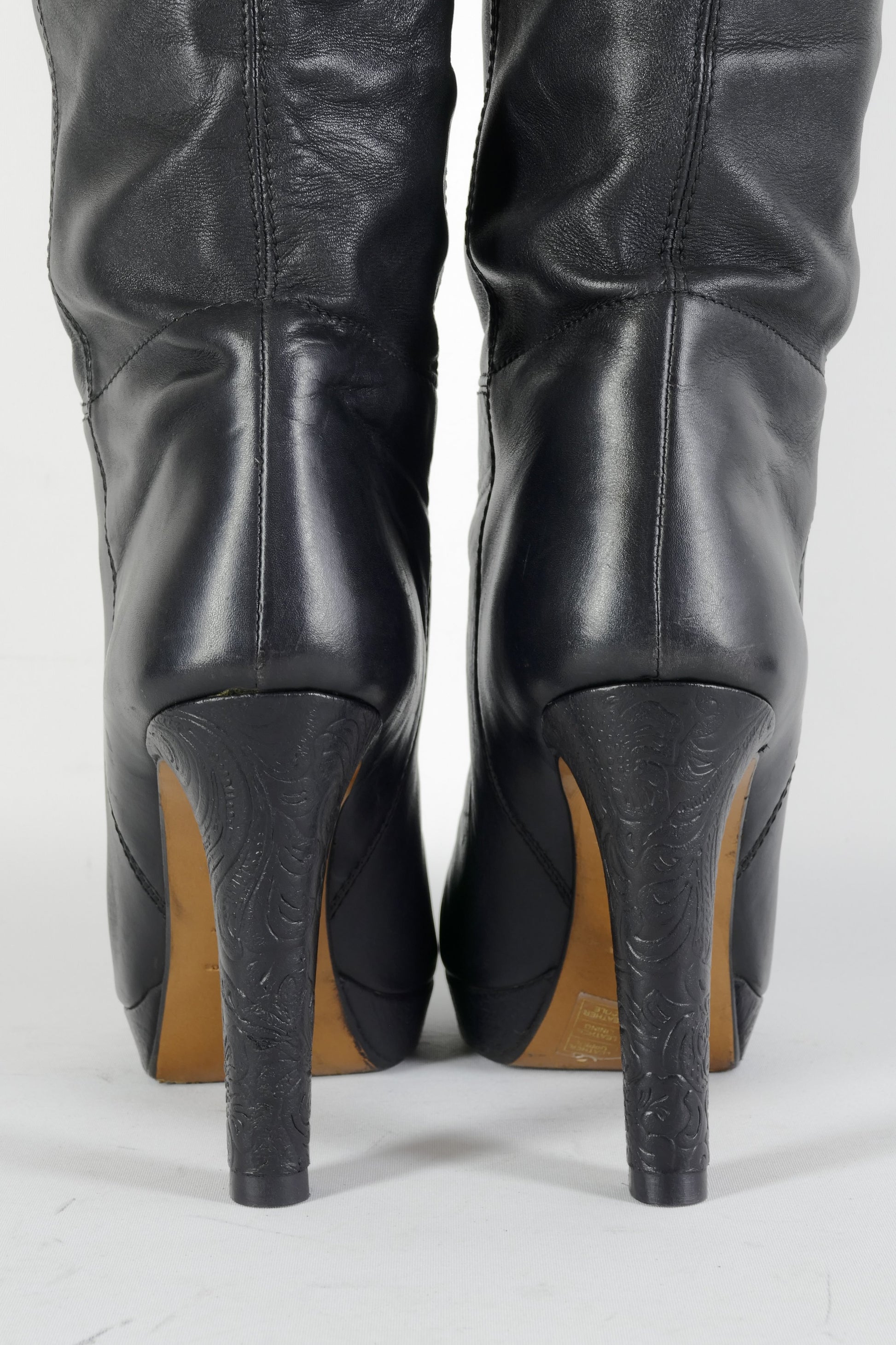 BUUTS Boss Orange Stiefel Leder schwarz 224037-6