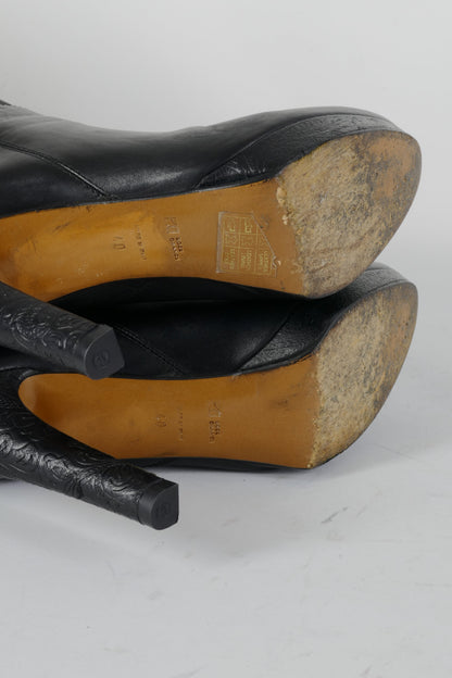 BUUTS Boss Orange Stiefel Leder schwarz 224037-8