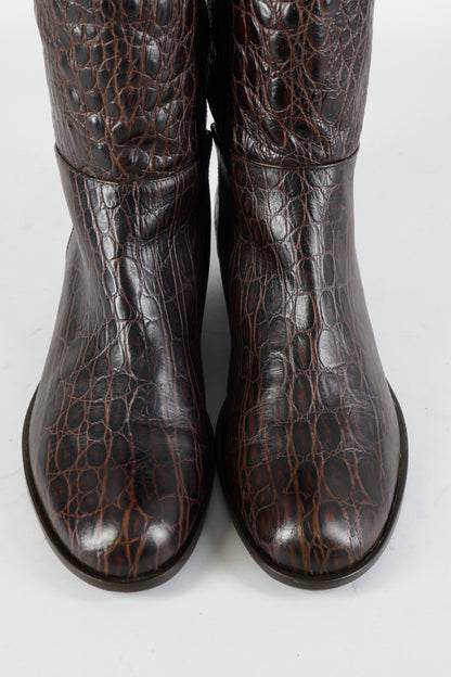 BUUTS Patrizia Pepe Hohe Stiefel Fell braun 224039-7