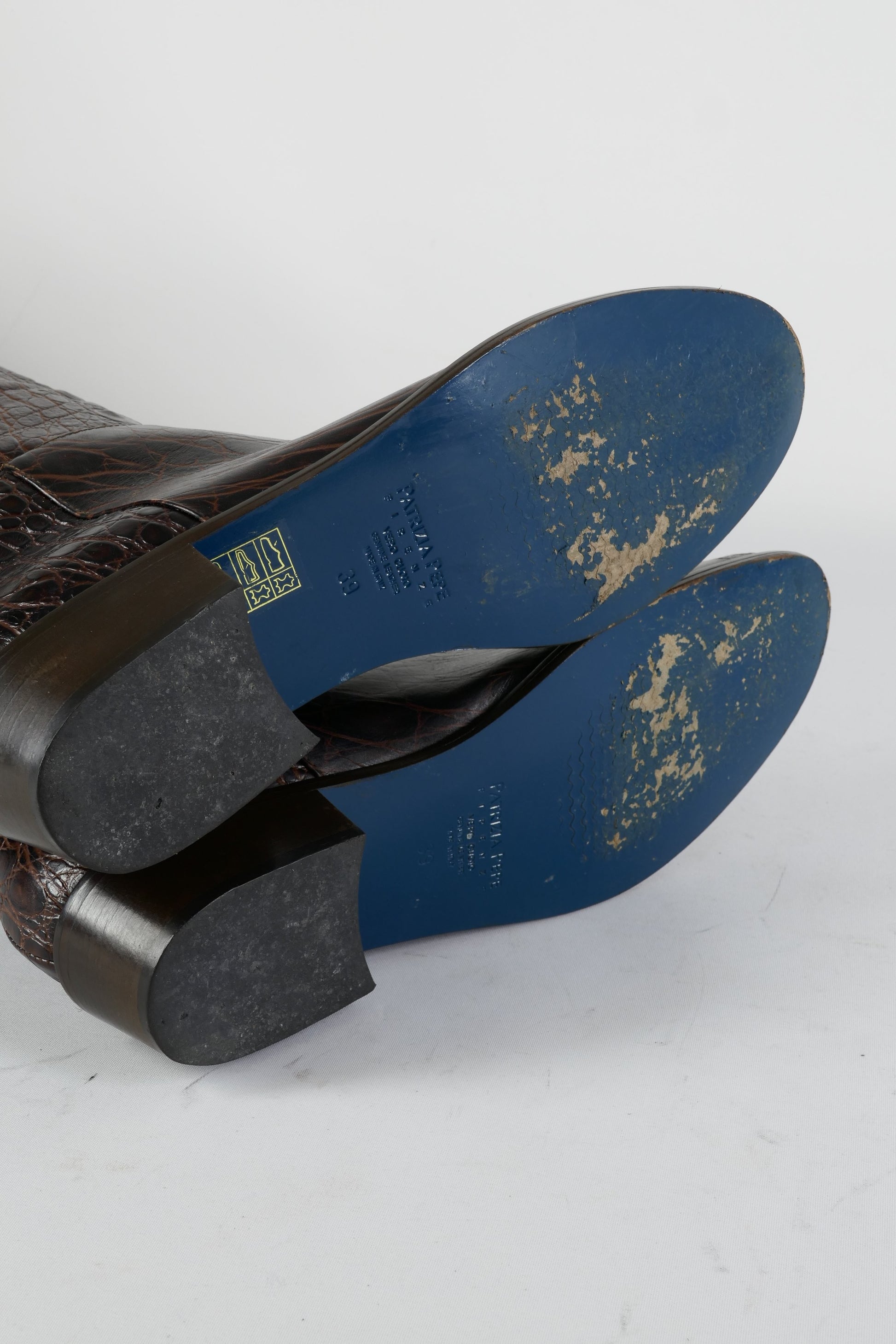 BUUTS Patrizia Pepe Hohe Stiefel Fell braun 224039-8