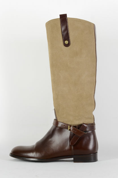 BUUTS Massimo Dutti Stiefel Leder braun 224040-1