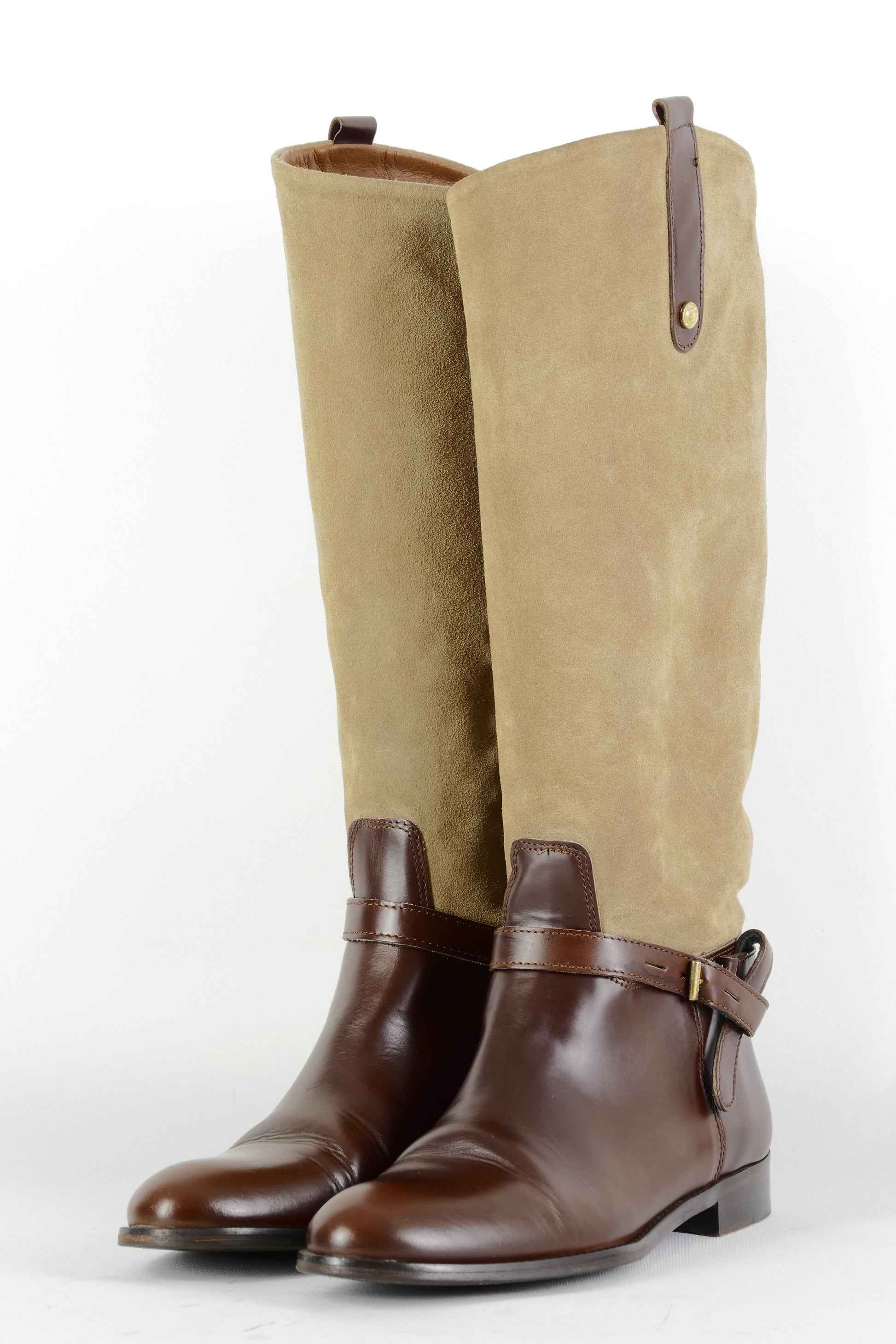BUUTS Massimo Dutti Stiefel Leder braun 224040-2