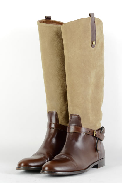 BUUTS Massimo Dutti Stiefel Leder braun 224040-2