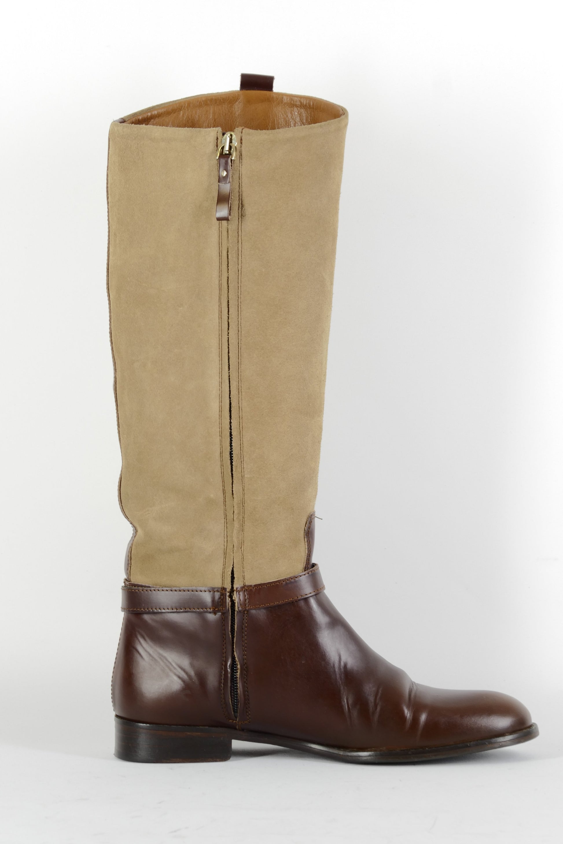BUUTS Massimo Dutti Stiefel Leder braun 224040-3