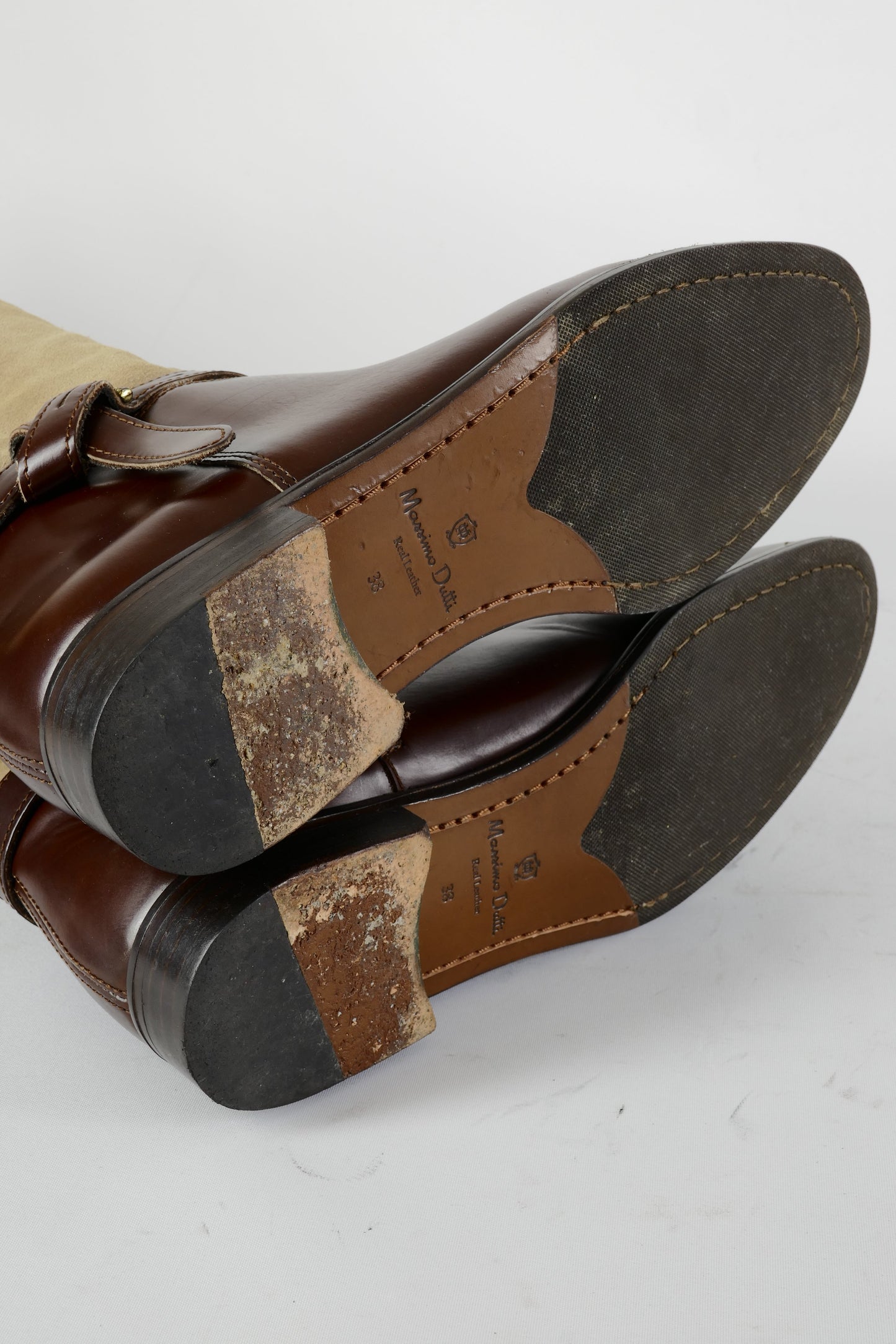 BUUTS Massimo Dutti Stiefel Leder braun 224040-8