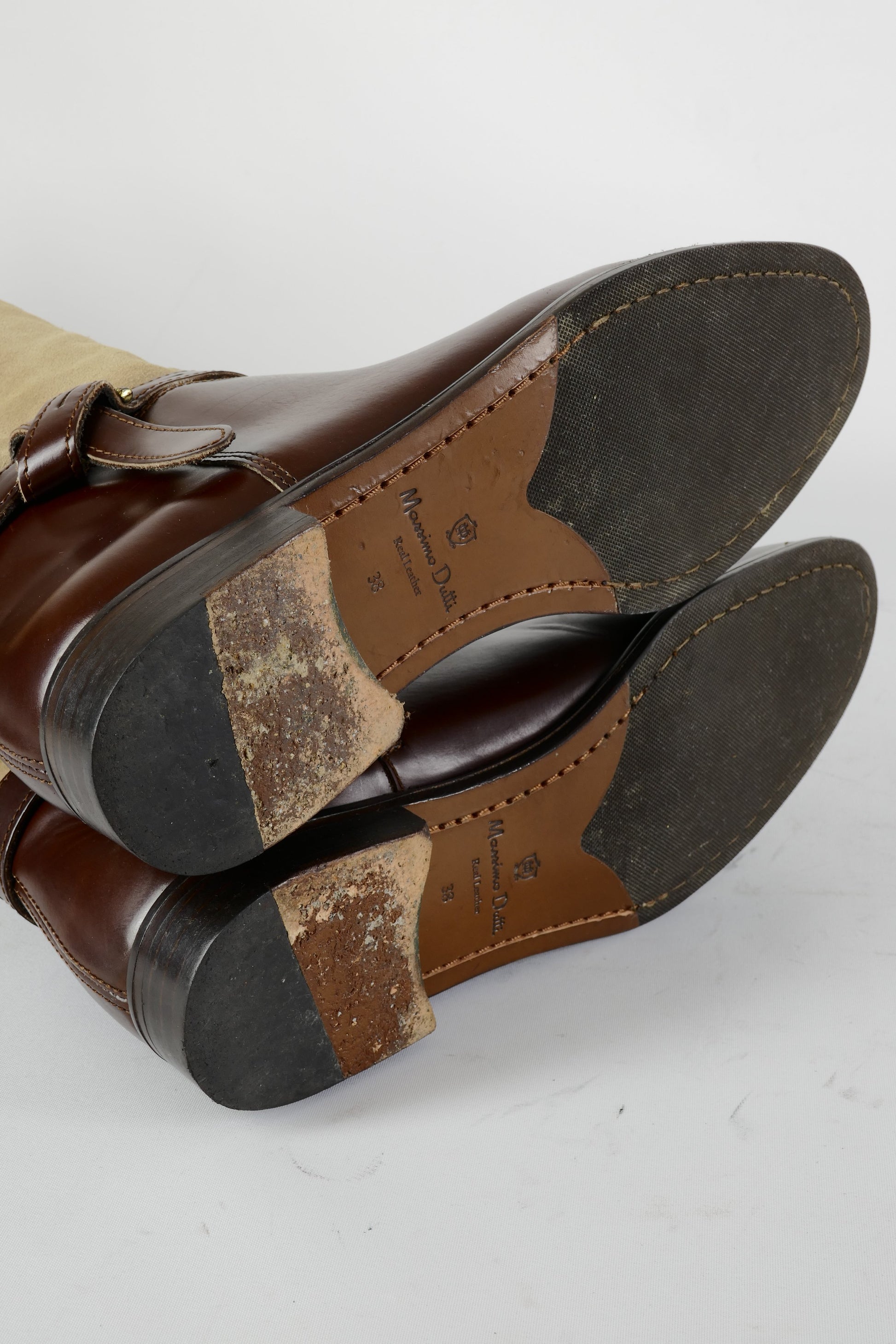 BUUTS Massimo Dutti Stiefel Leder braun 224040-8