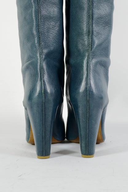 BUUTS Boss Stiefel Leder grün 224046-6