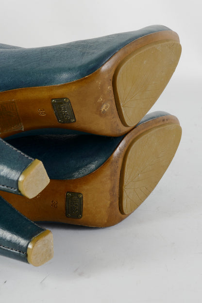 BUUTS Boss Stiefel Leder grün 224046-8