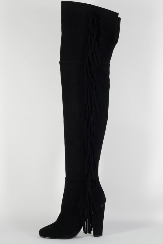 BUUTS Giuseppe Zanotti Overknees Wildleder schwarz 224047-1