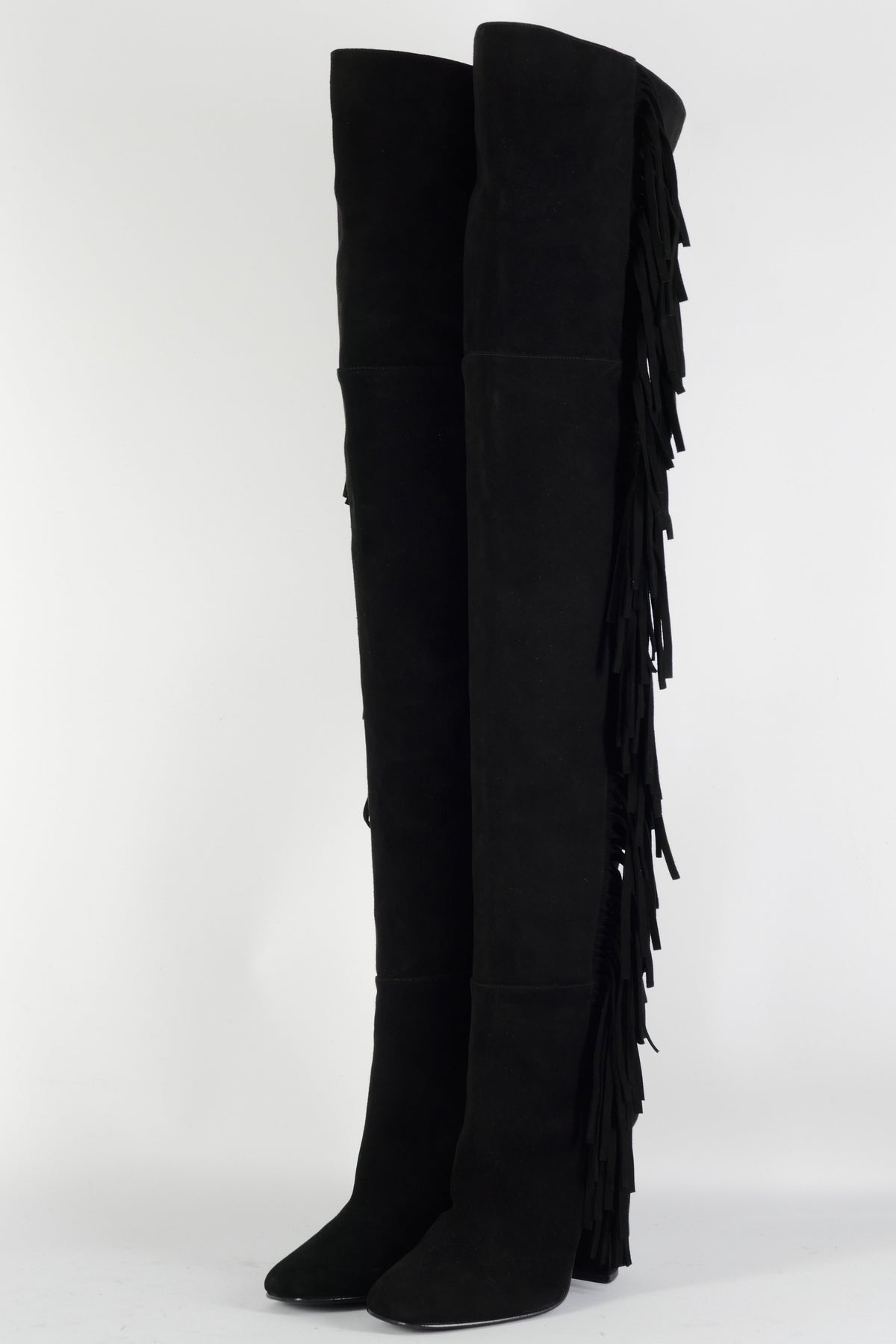 BUUTS Giuseppe Zanotti Overknees Wildleder schwarz 224047-2