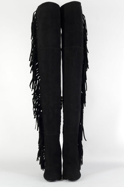 BUUTS Giuseppe Zanotti Overknees Wildleder schwarz 224047-4