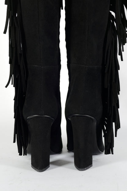 BUUTS Giuseppe Zanotti Overknees Wildleder schwarz 224047-6