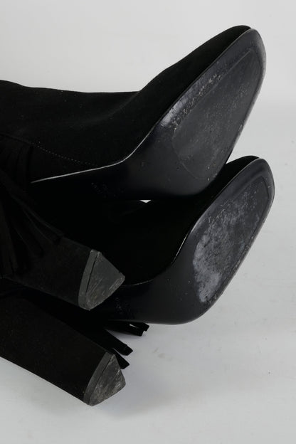 BUUTS Giuseppe Zanotti Overknees Wildleder schwarz 224047-8