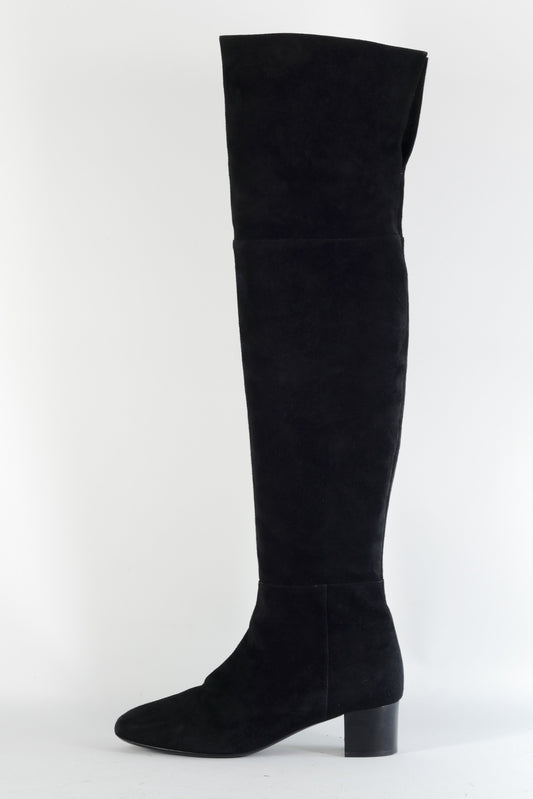 BUUTS Tom Ford Overknees Wildleder schwarz 224048-1