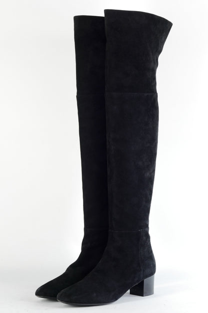 BUUTS Tom Ford Overknees Wildleder schwarz 224048-2