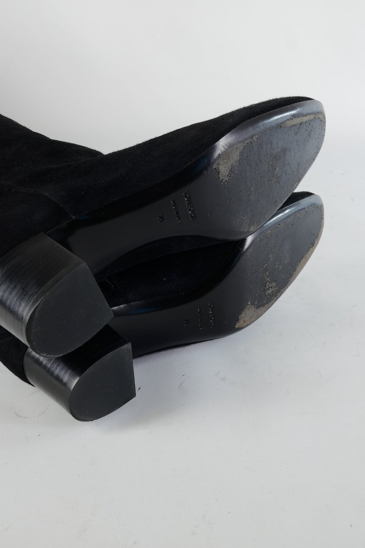 BUUTS Tom Ford Overknees Wildleder schwarz 224048-8