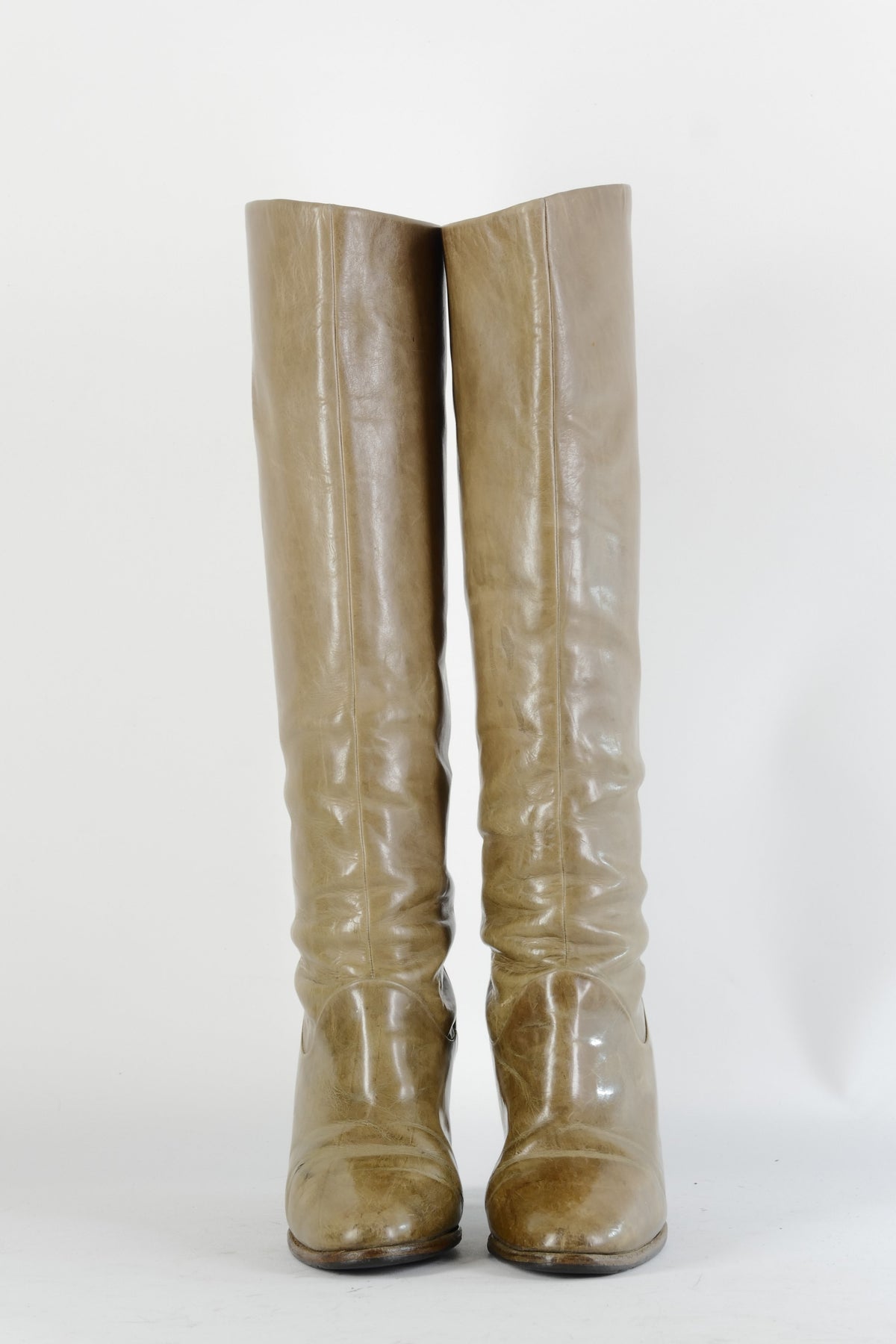 BUUTS Madras Vintage-Stiefel Leder schlamm 224050-4