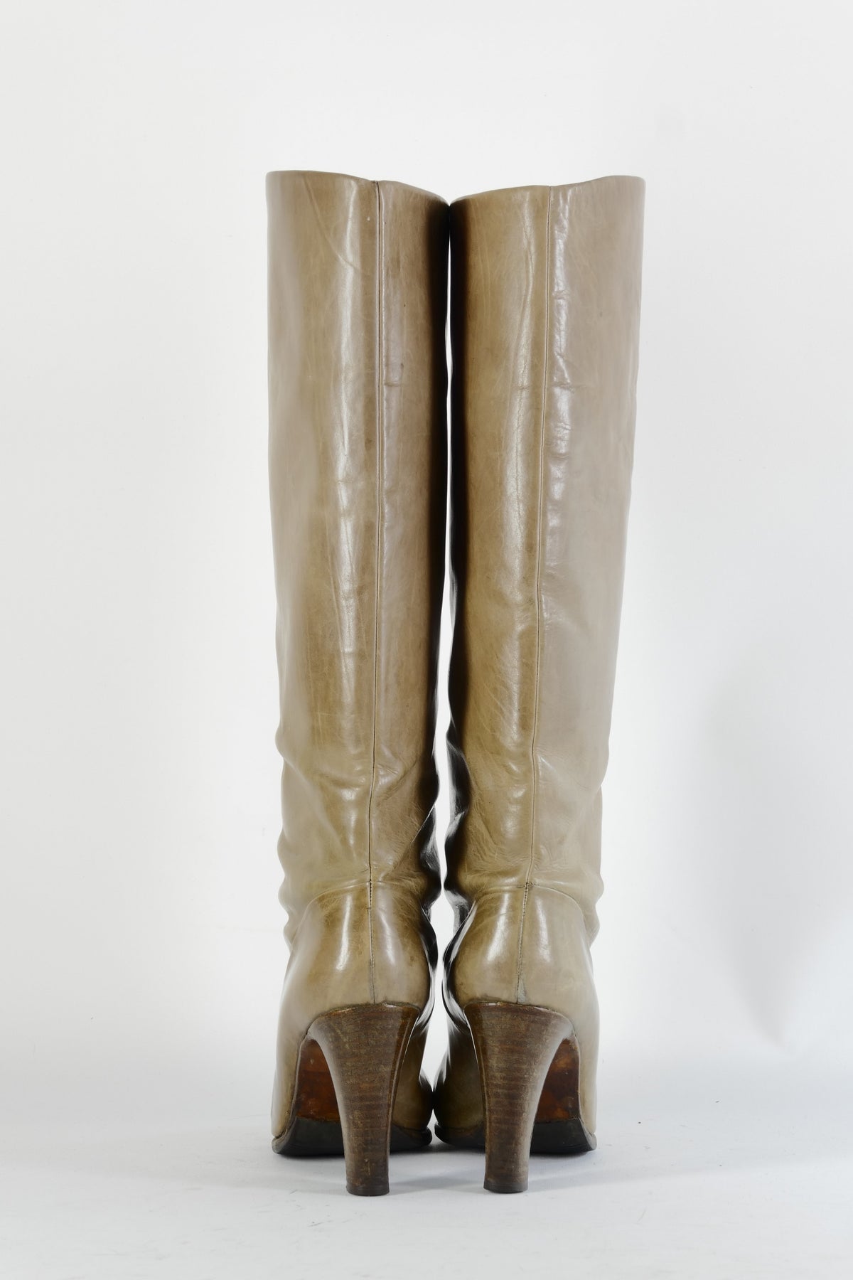 BUUTS Madras Vintage-Stiefel Leder schlamm 224050-5