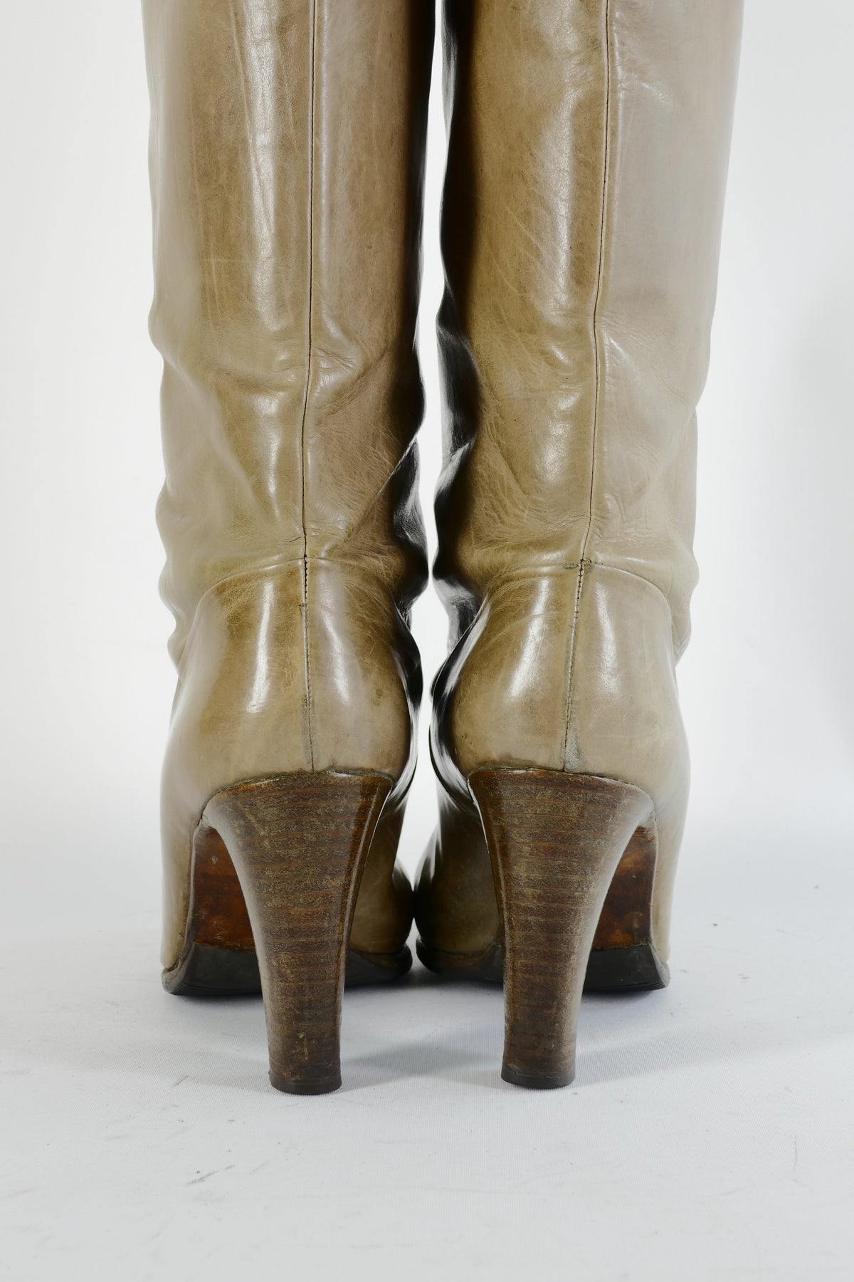 BUUTS Madras Vintage-Stiefel Leder schlamm 224050-6