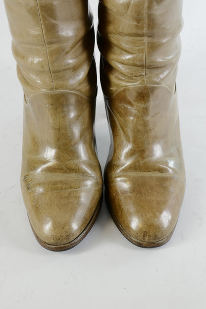 BUUTS Madras Vintage-Stiefel Leder schlamm 224050-7