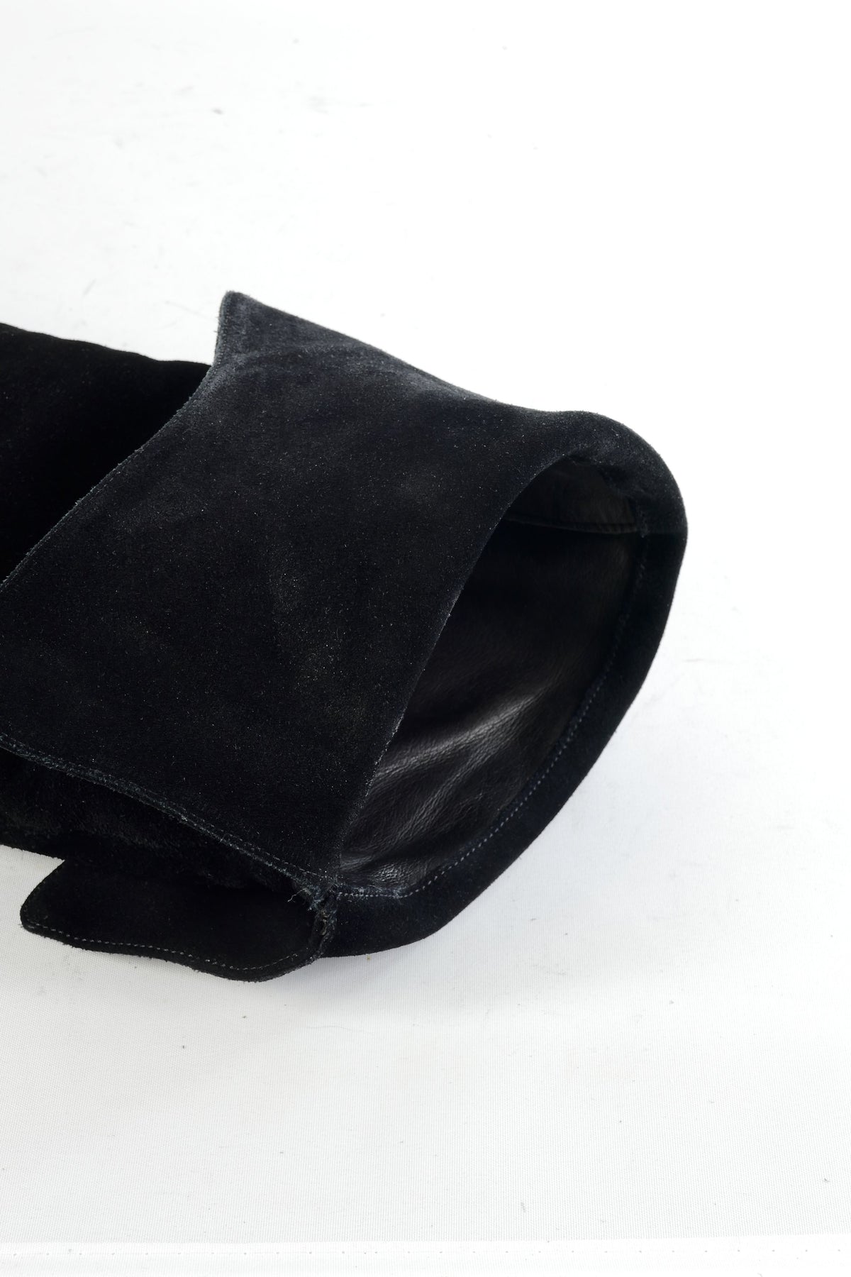 BUUTS Navyboot Overknees Wildleder schwarz 224055-12