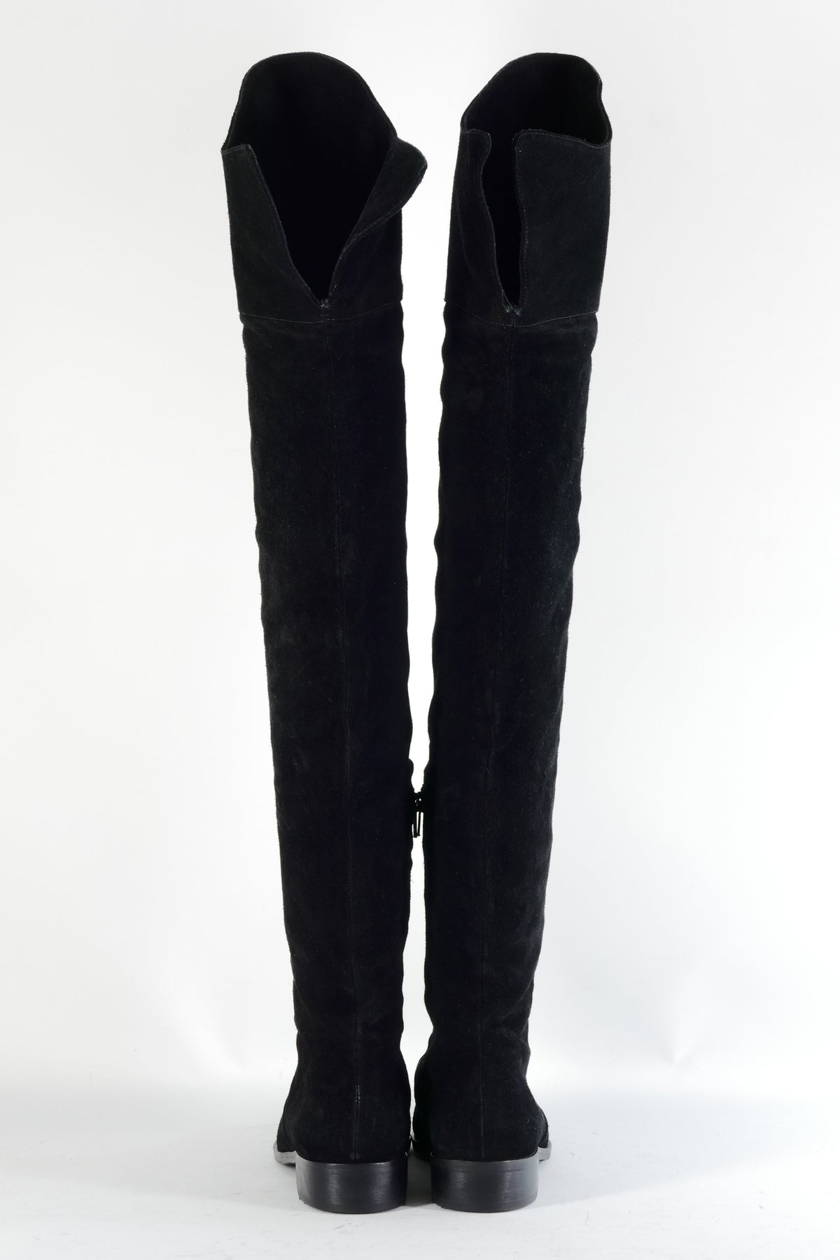 BUUTS Navyboot Overknees Wildleder schwarz 224055-5