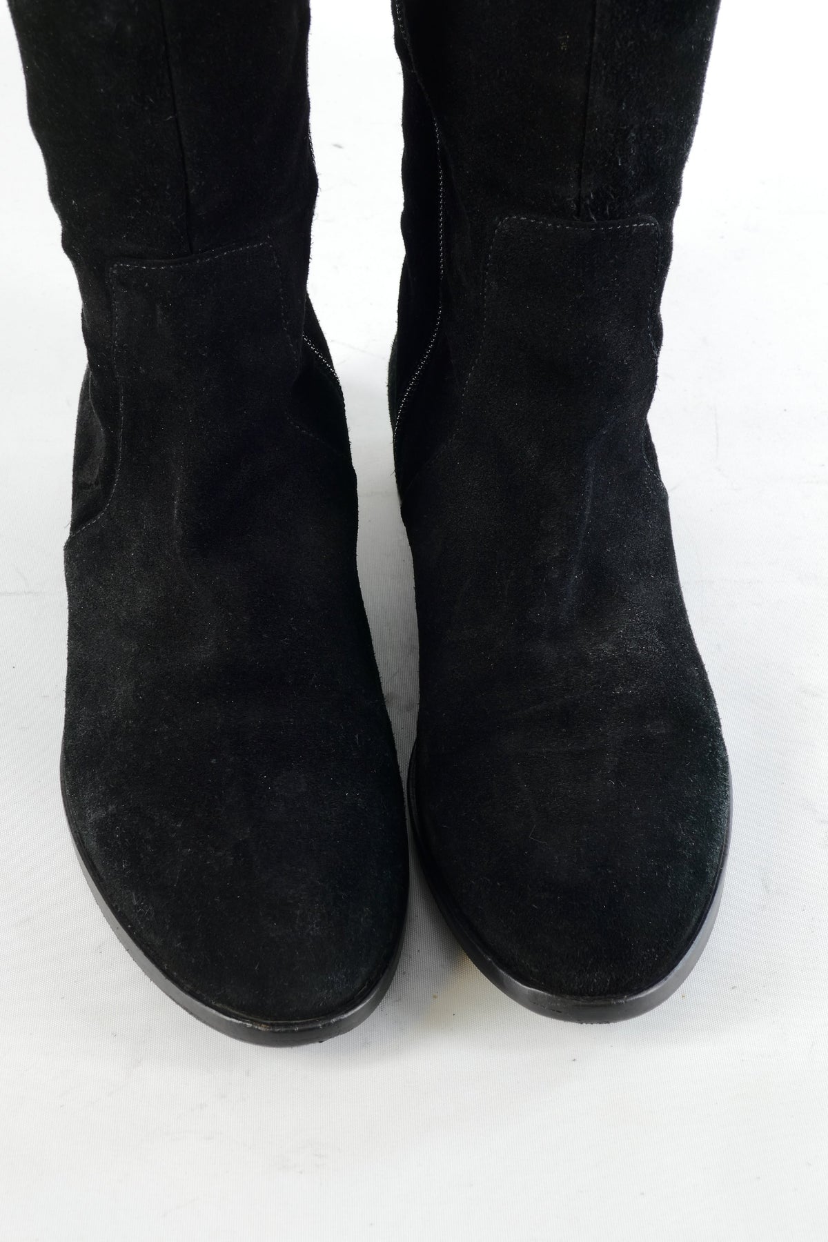 BUUTS Navyboot Overknees Wildleder schwarz 224055-7