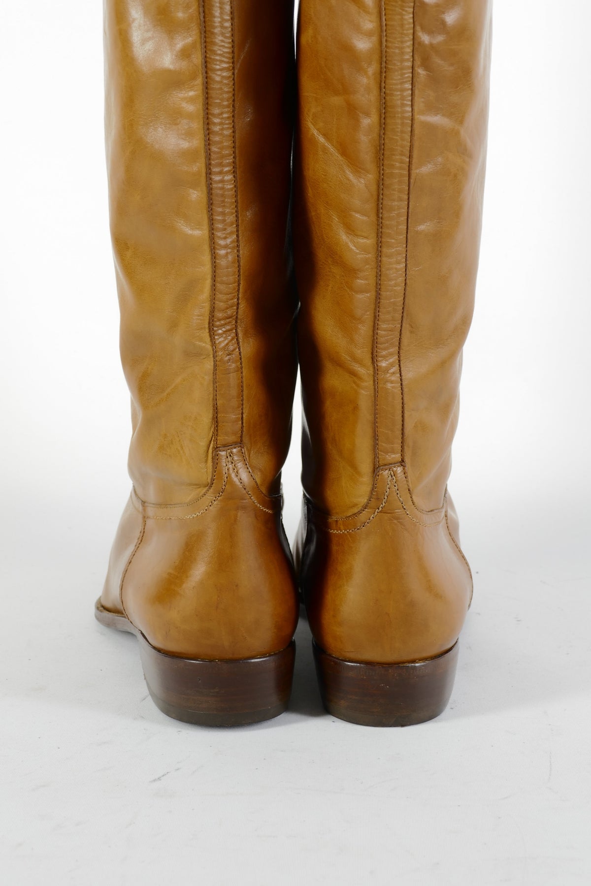 BUUTS Pollini Vintage-Stiefel Leder cognac 224057-6