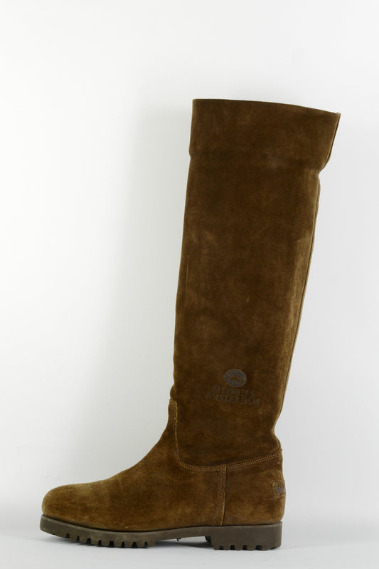 BUUTS Shabbies Hohe Stiefel Wildleder braun 224058-1