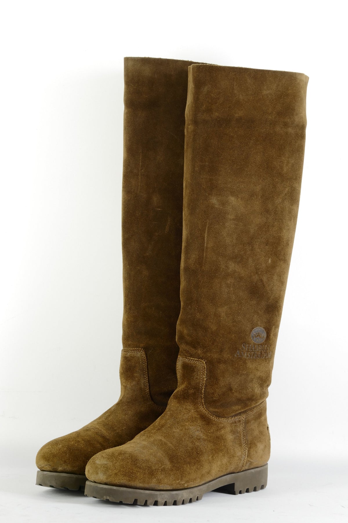 BUUTS Shabbies Hohe Stiefel Wildleder braun 224058-2
