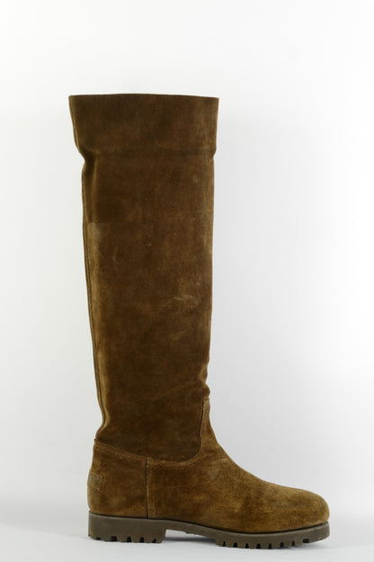 BUUTS Shabbies Hohe Stiefel Wildleder braun 224058-3