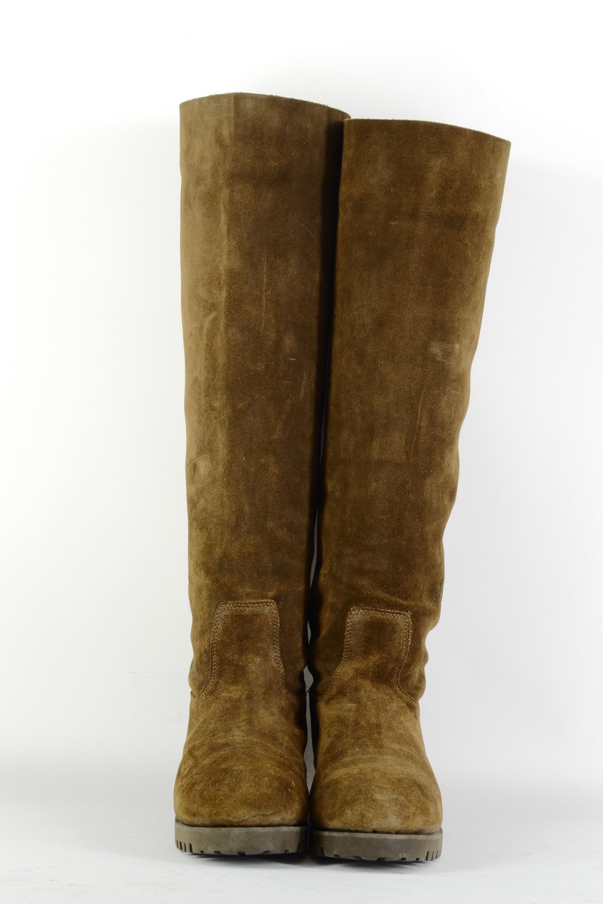 BUUTS Shabbies Hohe Stiefel Wildleder braun 224058-4