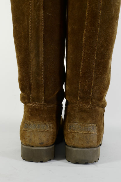 BUUTS Shabbies Hohe Stiefel Wildleder braun 224058-6