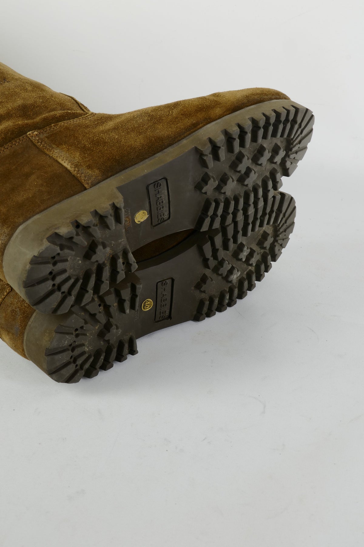 BUUTS Shabbies Hohe Stiefel Wildleder braun 224058-8