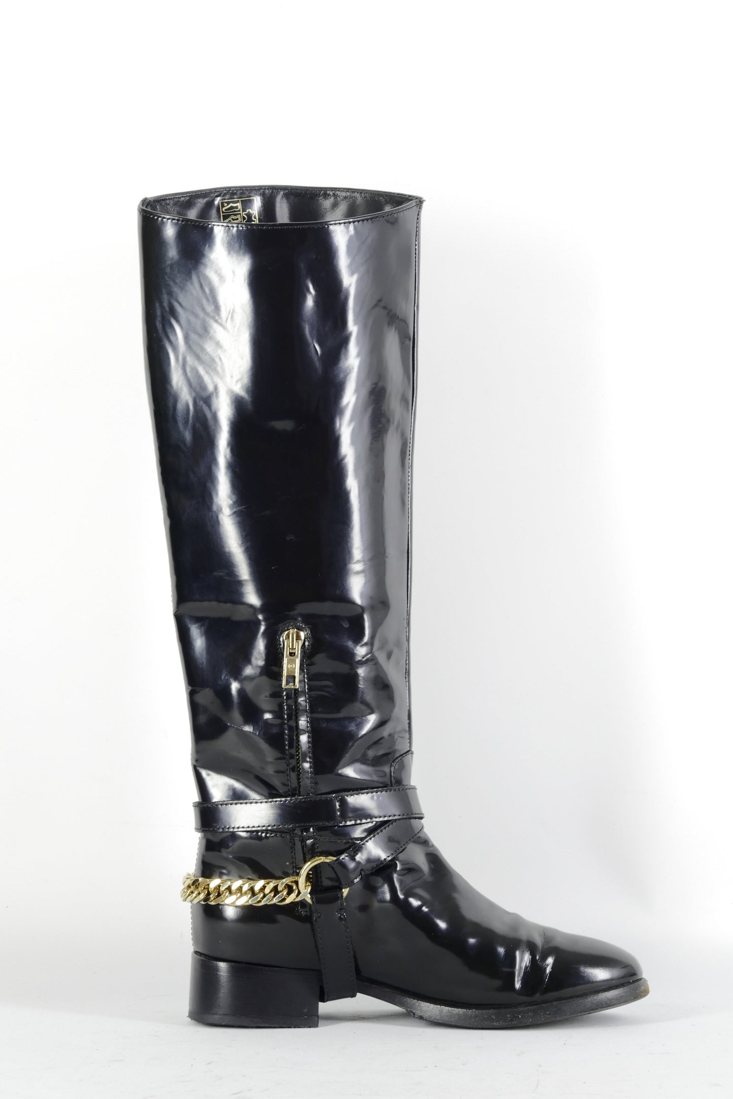 BUUTS Alexander McQueen Stiefel Leder schwarz 224061-3