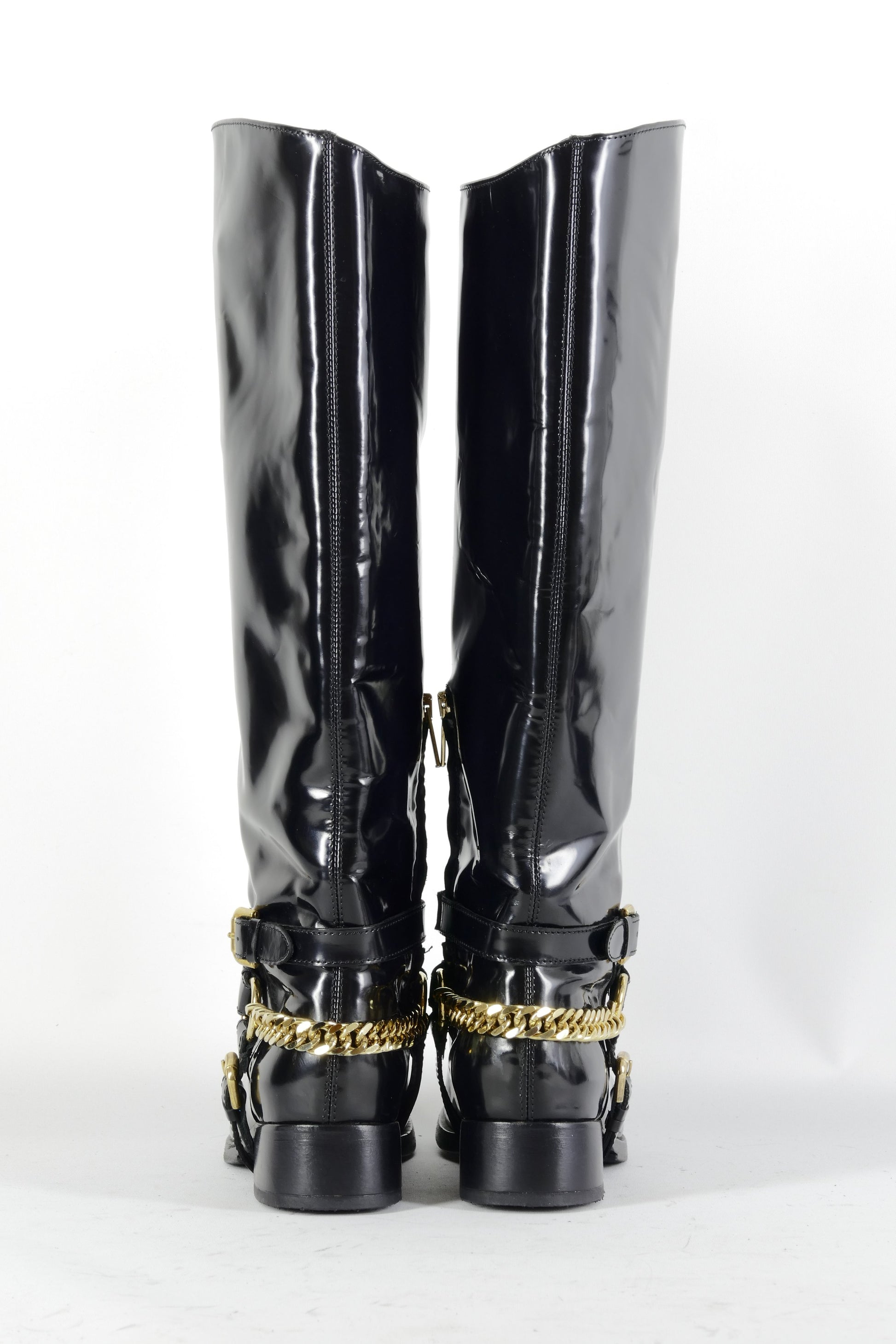 BUUTS Alexander McQueen Stiefel Leder schwarz 224061-5