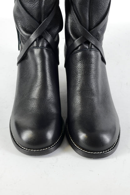 BUUTS See by Chloé Overknees Leder schwarz 224062-10