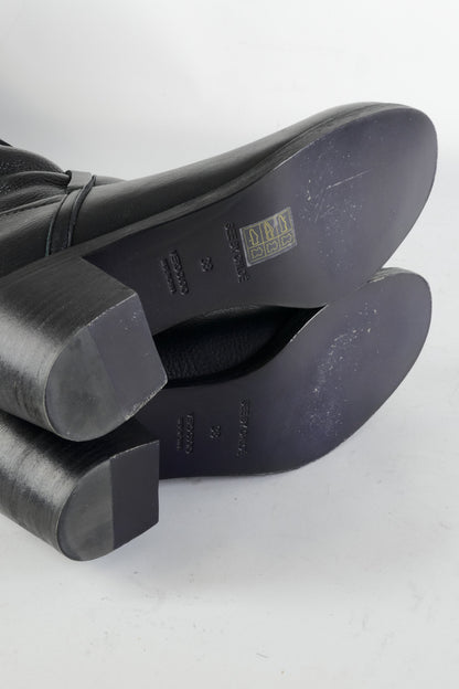 BUUTS See by Chloé Overknees Leder schwarz 224062-11