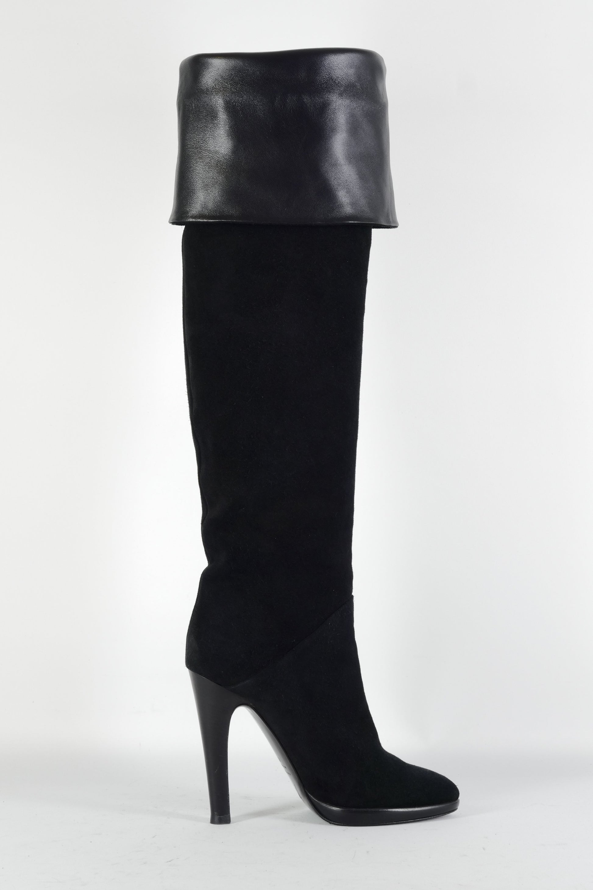 BUUTS Giuseppe Zanotti Overknees Wildleder schwarz 224063-10