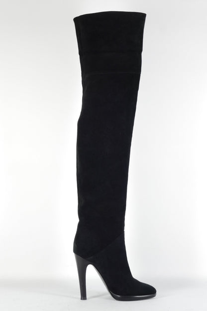 BUUTS Giuseppe Zanotti Overknees Wildleder schwarz 224063-3