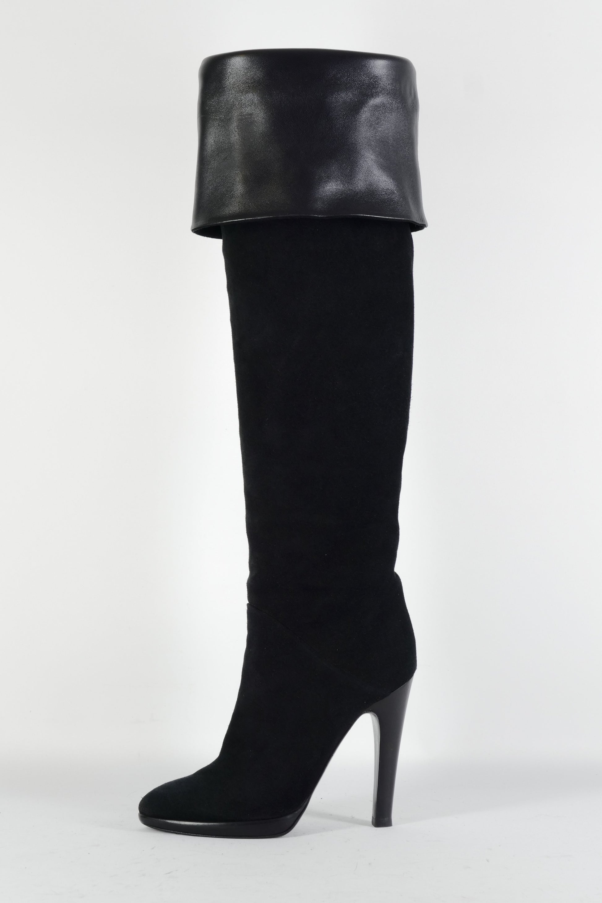 BUUTS Giuseppe Zanotti Overknees Wildleder schwarz 224063-9