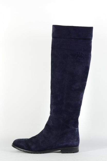 BUUTS JD Hohe Stiefel Wildleder dunkelblau 224065-1