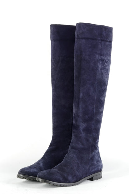 BUUTS JD Hohe Stiefel Wildleder dunkelblau 224065-2