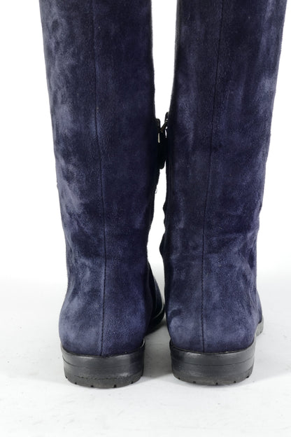 BUUTS JD Hohe Stiefel Wildleder dunkelblau 224065-6