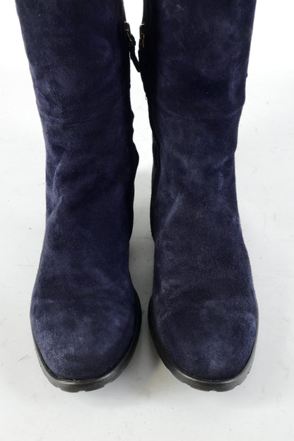 BUUTS JD Hohe Stiefel Wildleder dunkelblau 224065-7