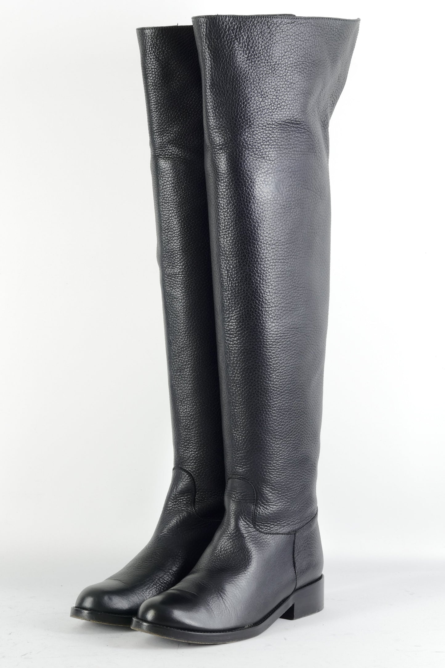 BUUTS Tommy Hilfiger Overknees Leder schwarz 224067-2