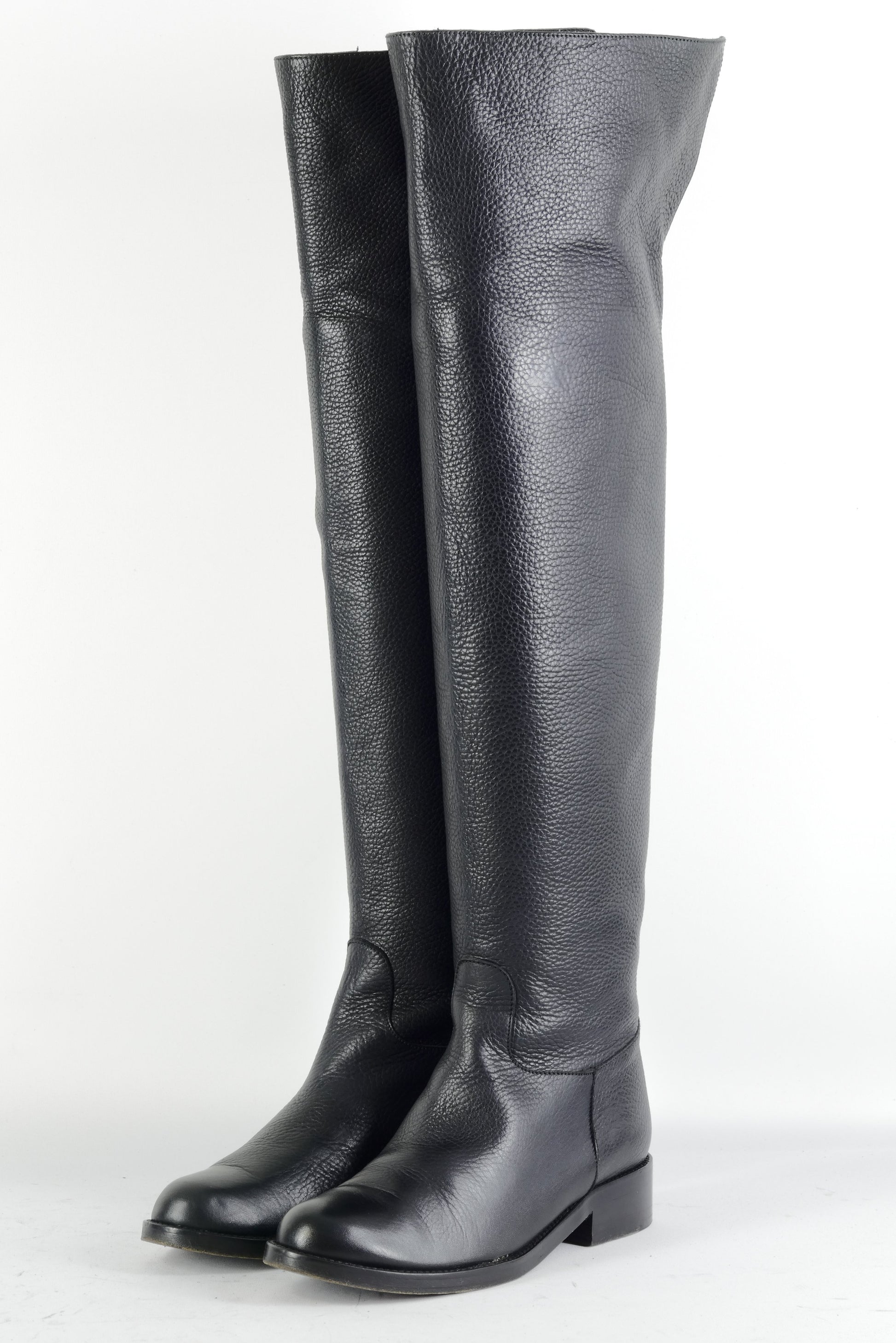 BUUTS Tommy Hilfiger Overknees Leder schwarz 224067-2