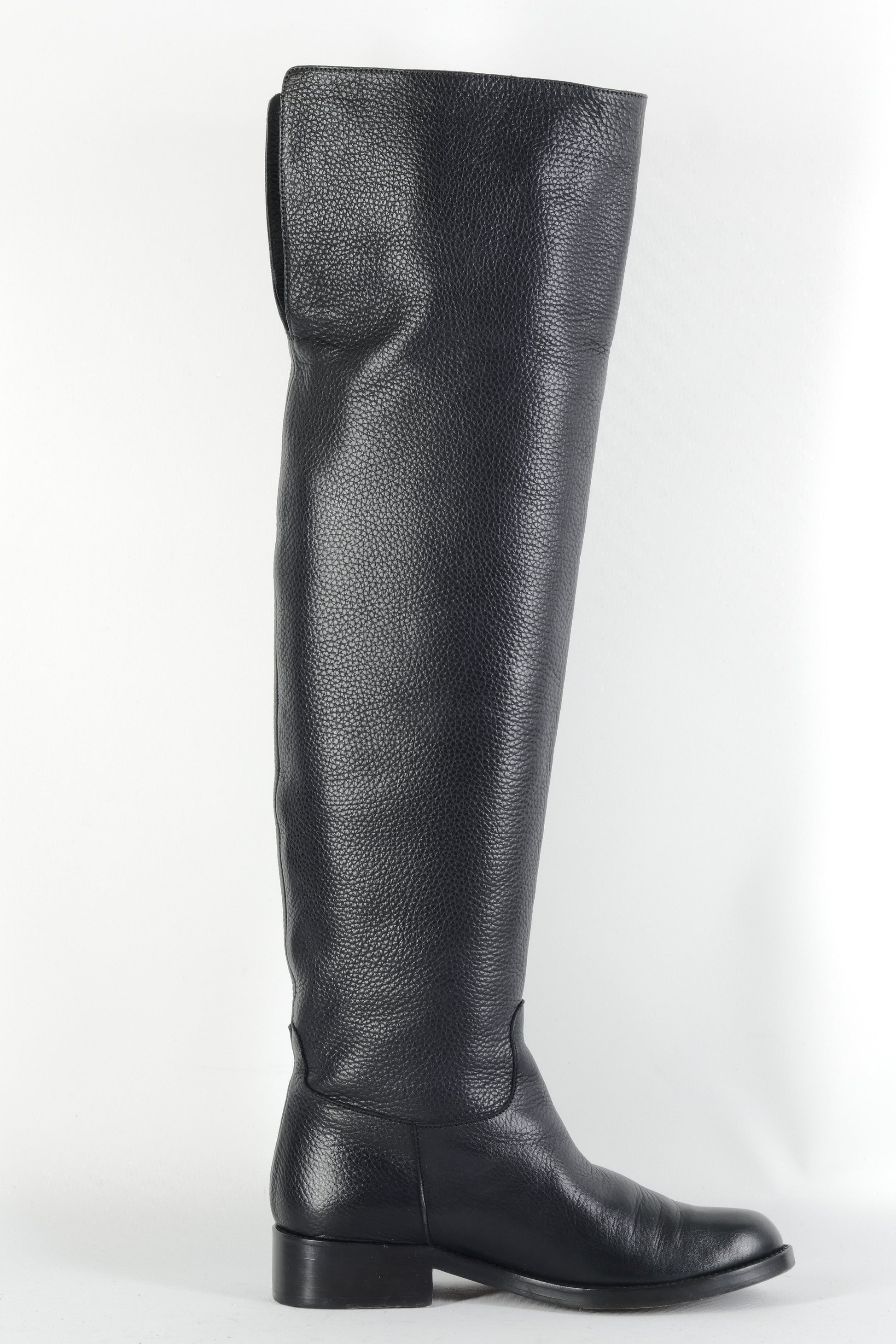 BUUTS Tommy Hilfiger Overknees Leder schwarz 224067-3