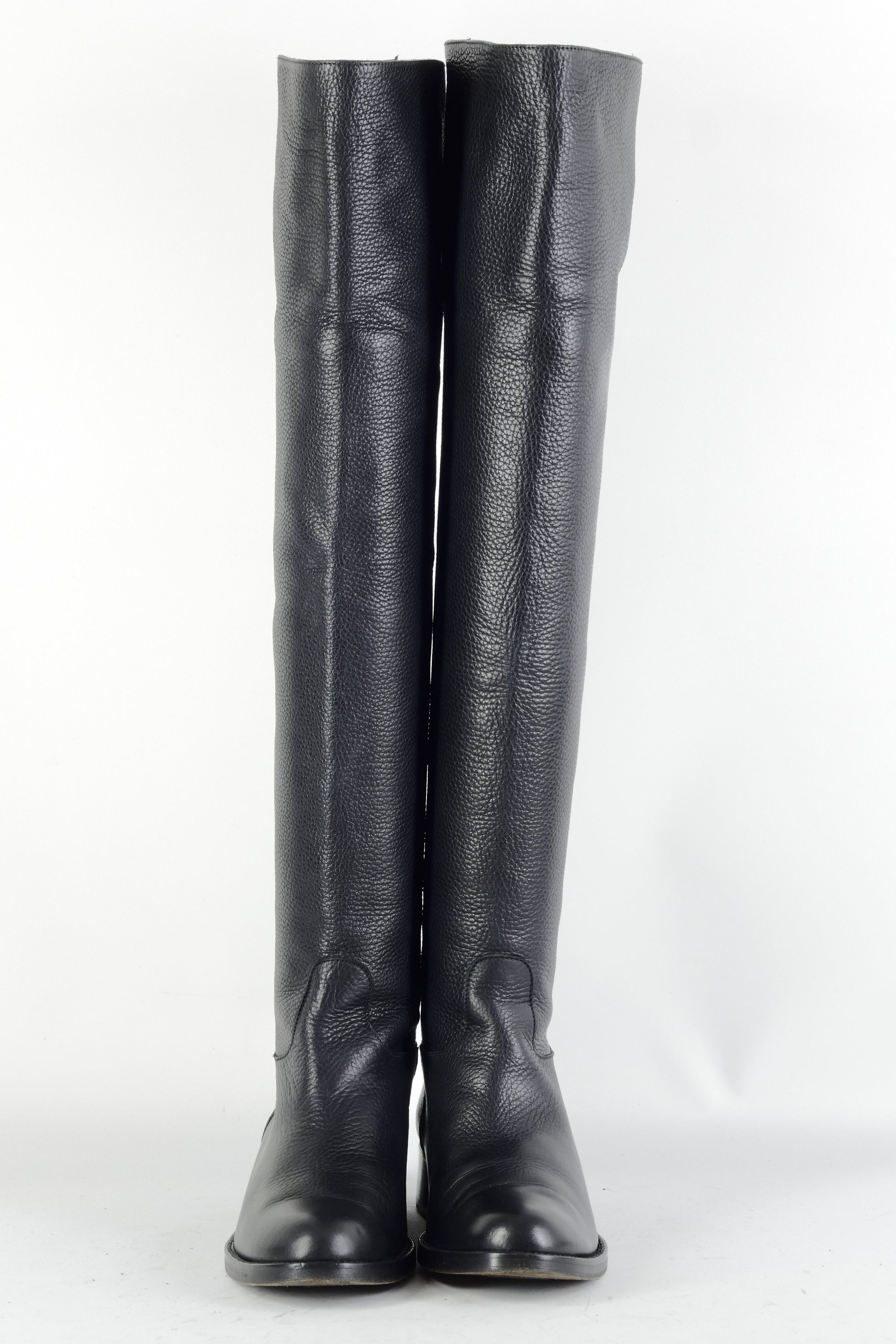 BUUTS Tommy Hilfiger Overknees Leder schwarz 224067-4
