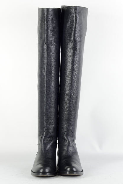 BUUTS Tommy Hilfiger Overknees Leder schwarz 224067-4